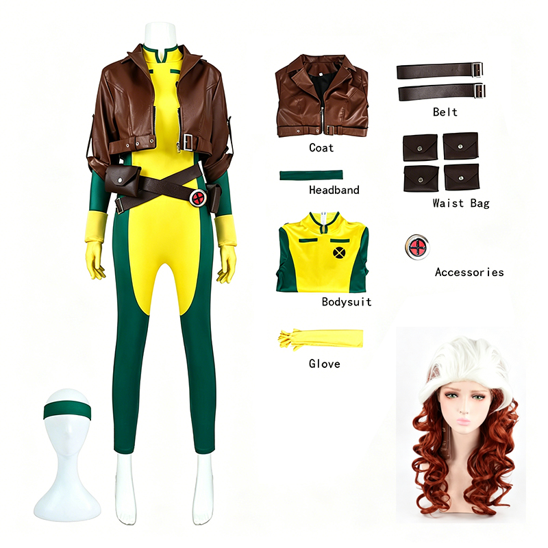 Women X Bags - Dames Rogue X-Men 97 Cosplay Complete
