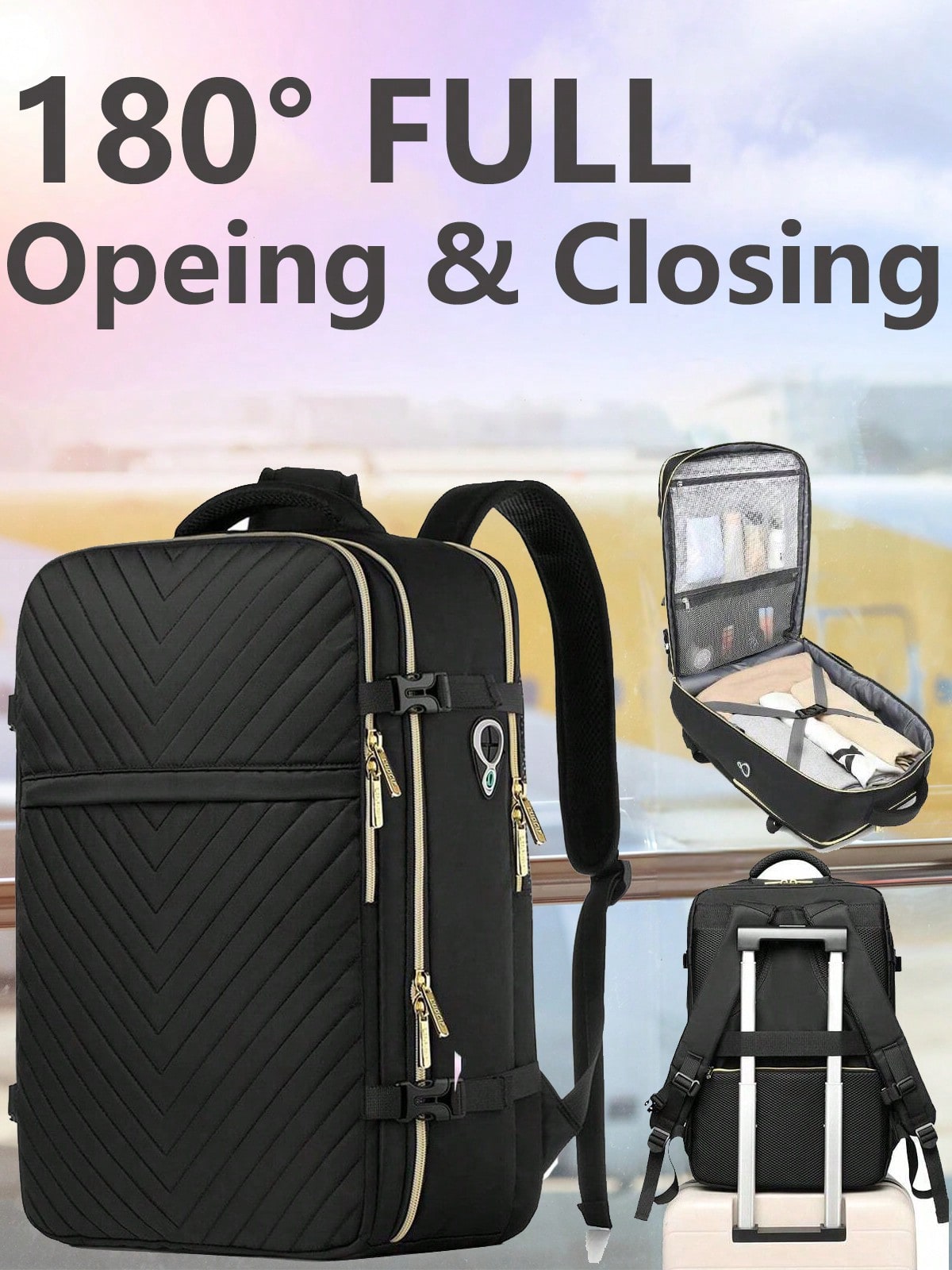 Women Bags Waterproof - Grote handbagage reisrugzak - Vliegtuiggoedgekeurde waterdichte