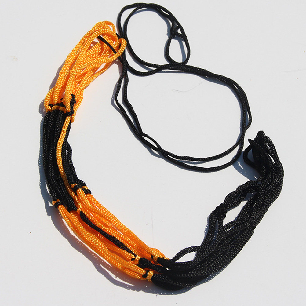 Mesh Net Bag - 12 stuks slijtvaste mesh-tassen, draagbare basketbalnetzakken,