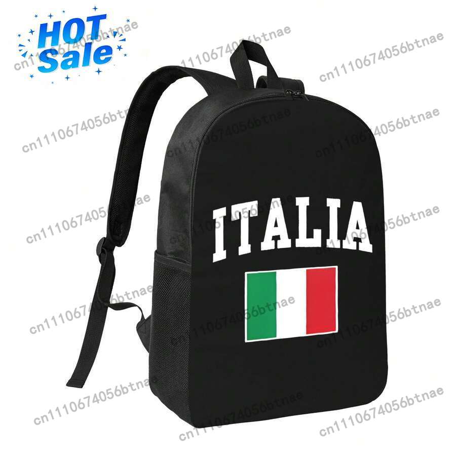 Women Bags Waterproof - Italia Flag-rugzak Waterdichte lichtgewicht laptoprugzak Schoudertas