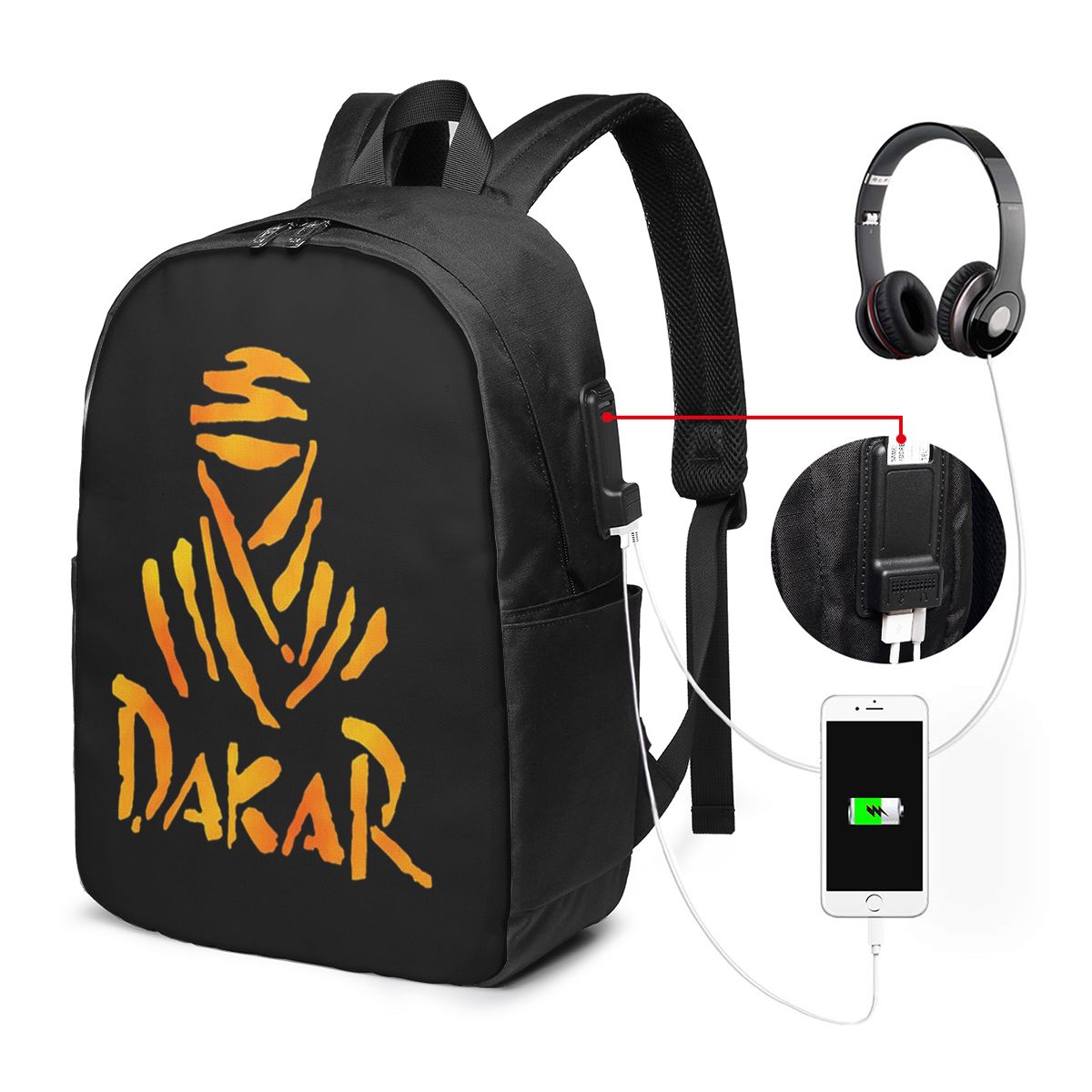 Women Bags For College - Dakar Rally motorfietsrugzak Reisnotebooktas Computer Student