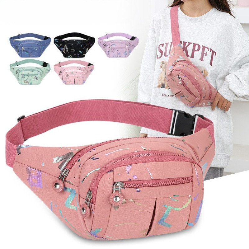 Women Bags Deals - Dames heuptasje van Oxford-stof met print