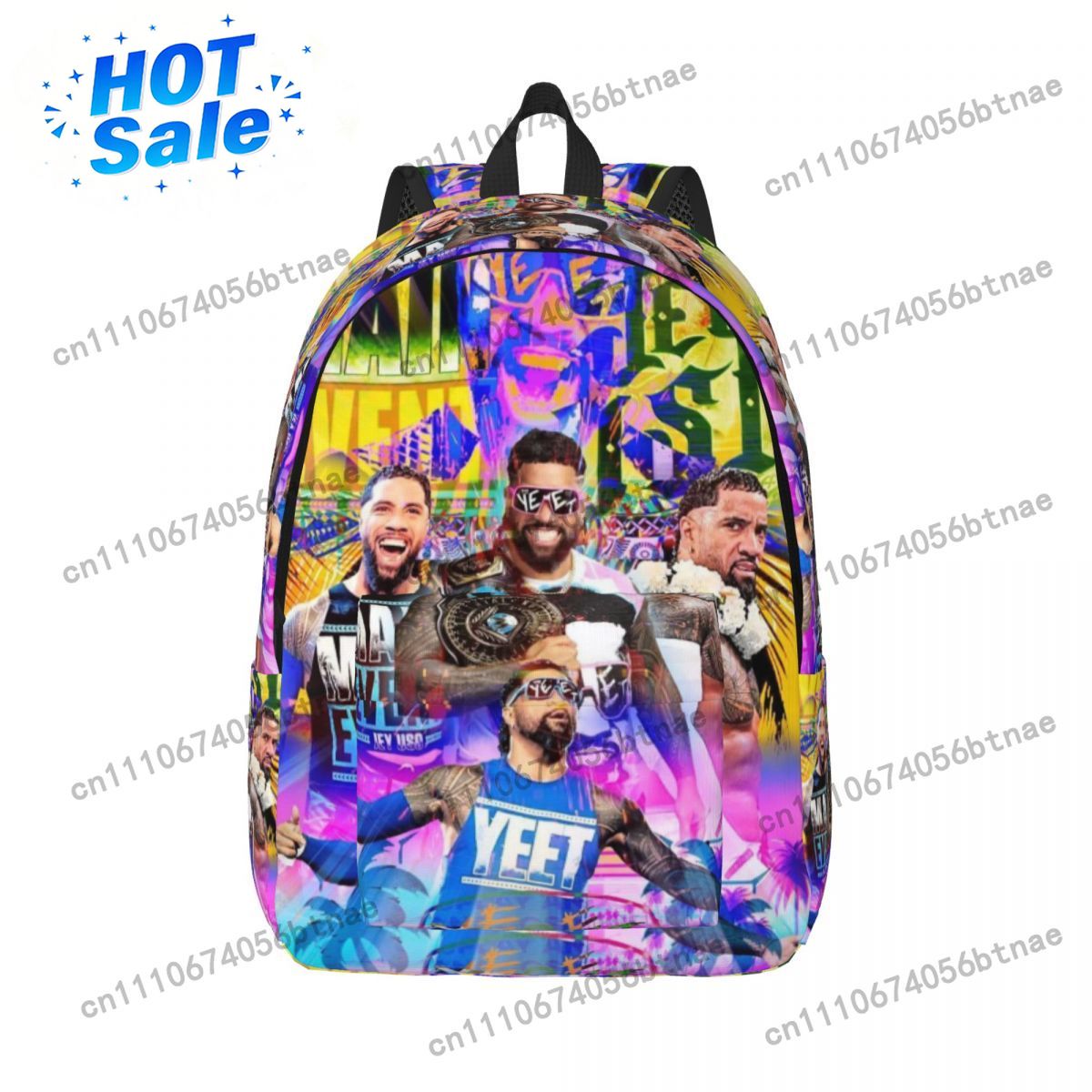 Women Bags With Laptop Compartment - Aangepaste 3D-printen Yeet Jey Uso Thema