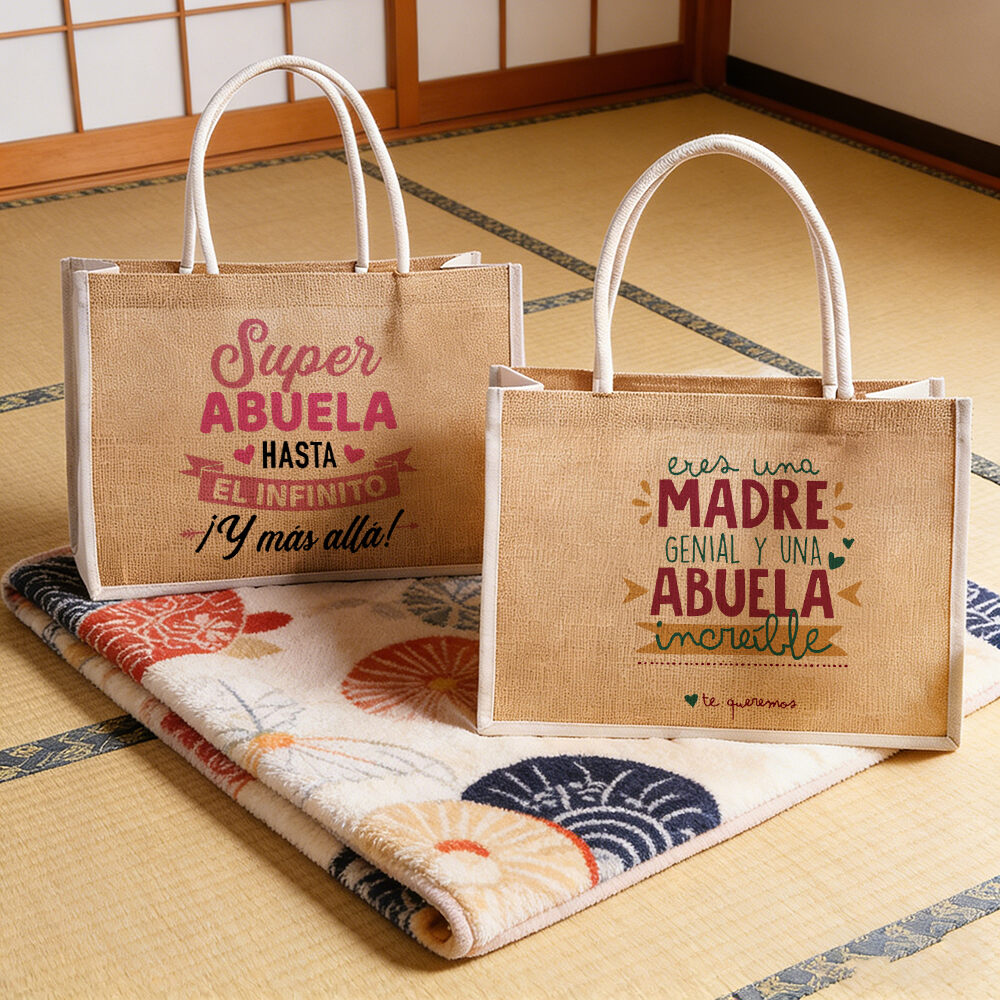 Women Bags Jute - Je bent een geweldige moeder en