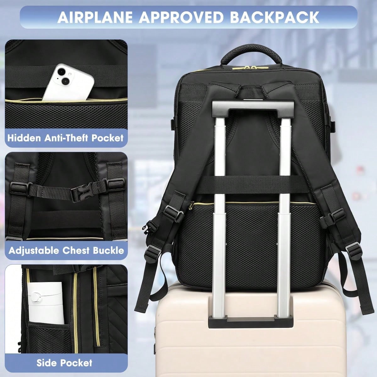 Grote handbagage reisrugzak -  - Women Bags Waterproof recensie en prijs
