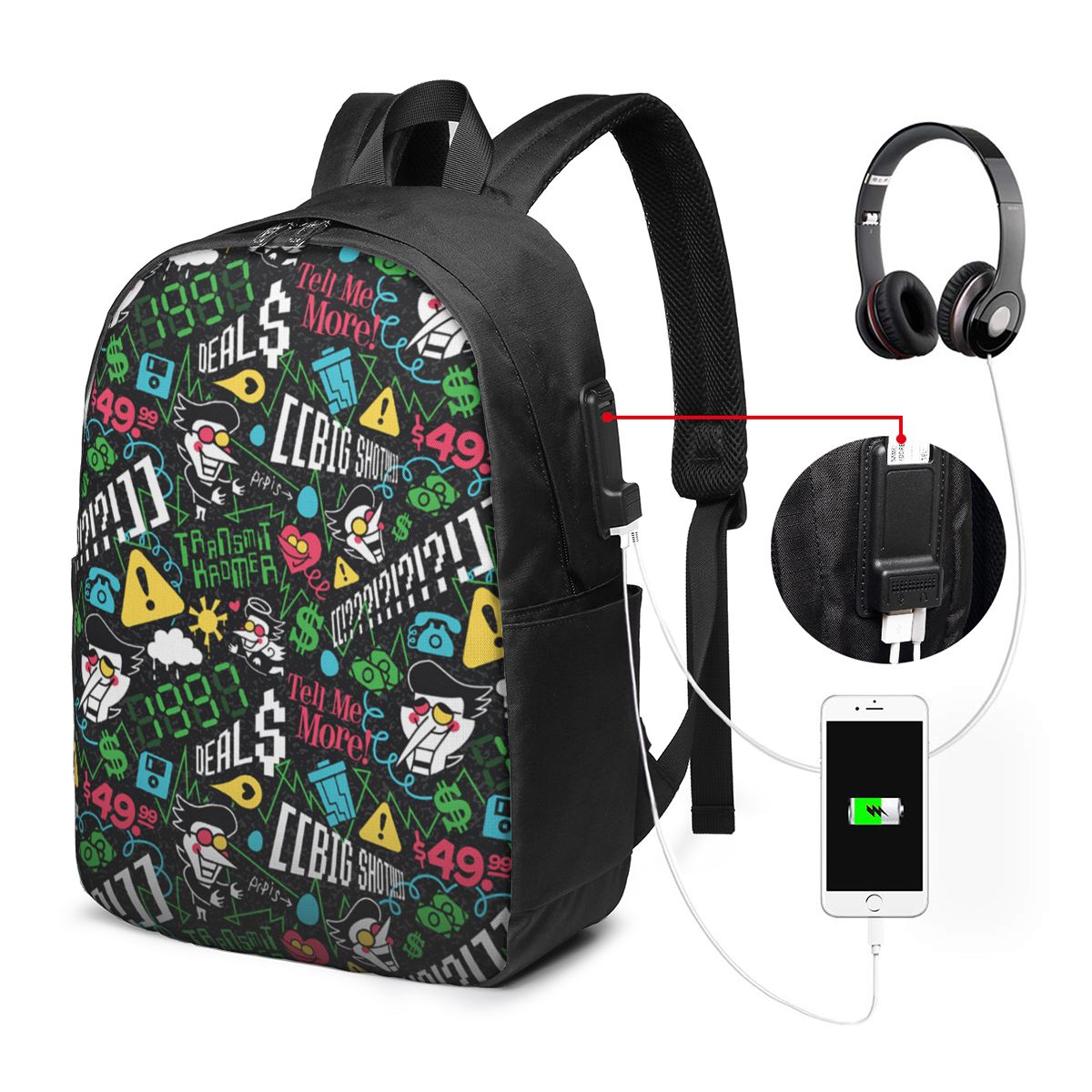 Deltarune SPAMTON G Rugzak Rei - Women Bags For College recensie en prijs