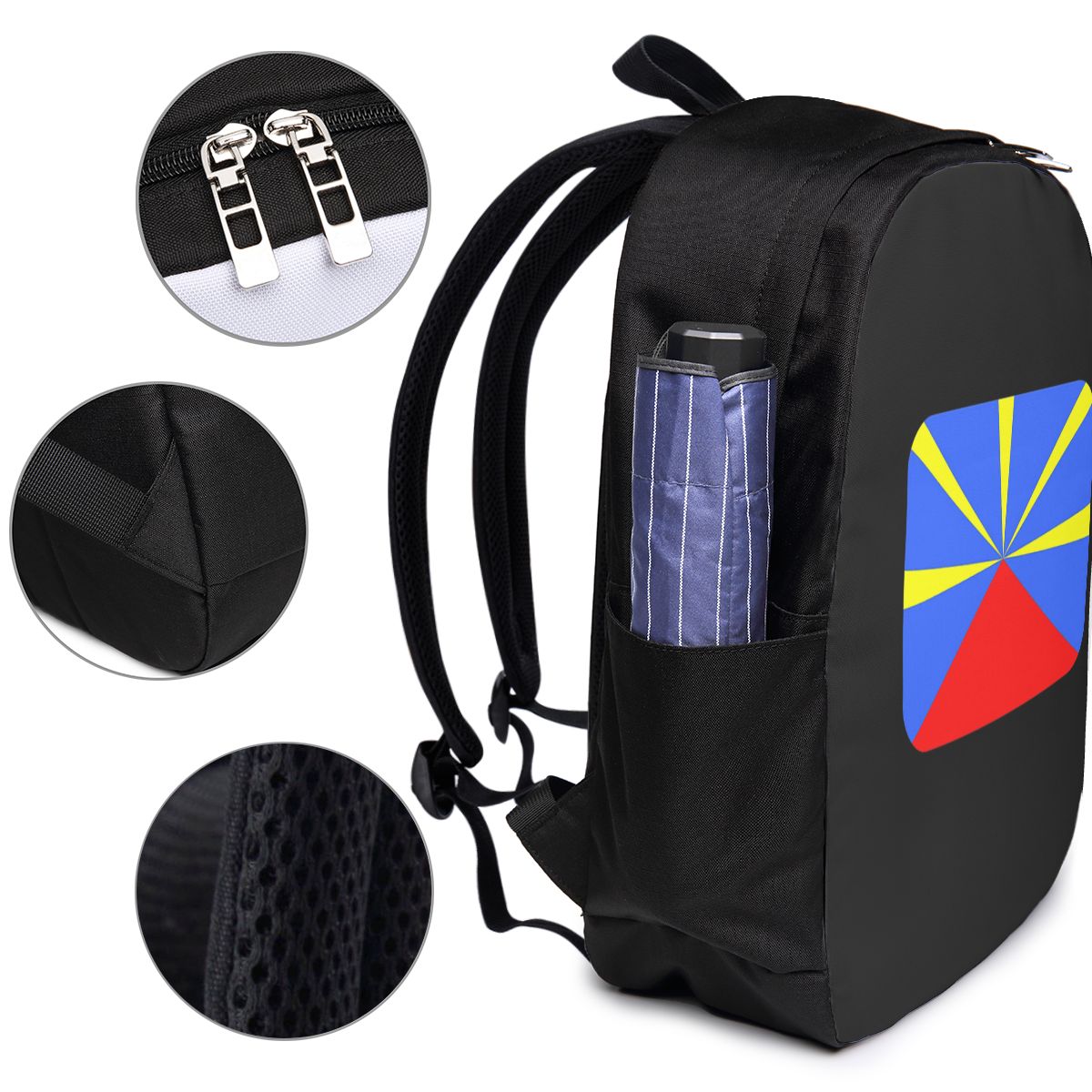 974 Reunion Island Flag Rugzak - Women Bags For College recensie en prijs
