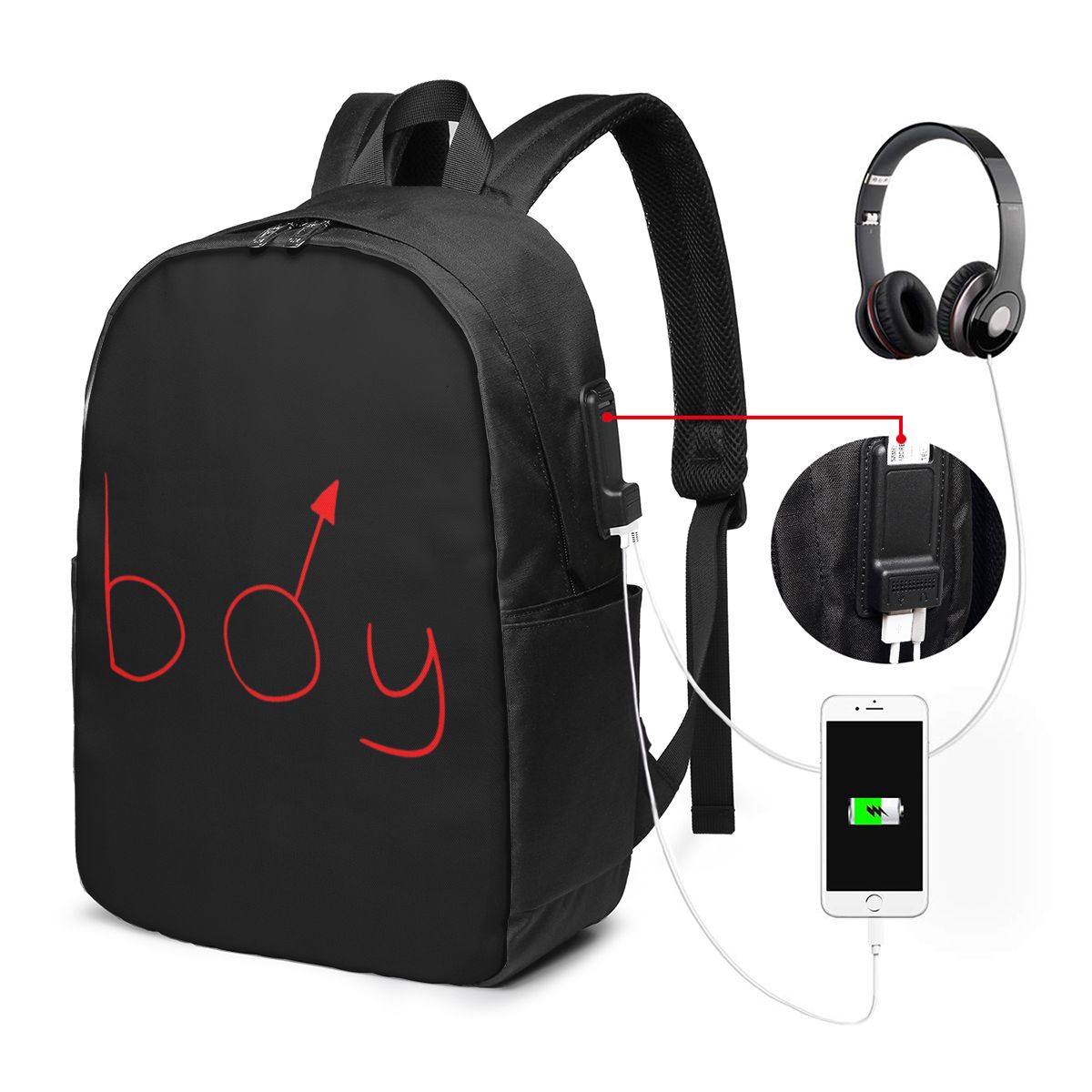 Boymoder Hoed en shirt Rugzak  - Women Bags For College recensie en prijs