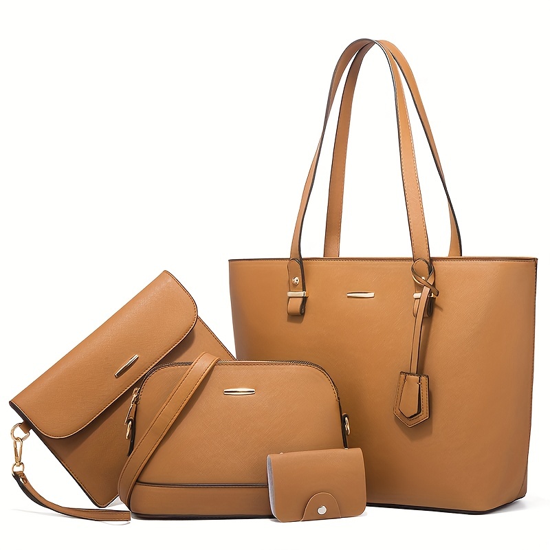 4 stuks mode damestassensets e - Women'S Retro Bags recensie en prijs
