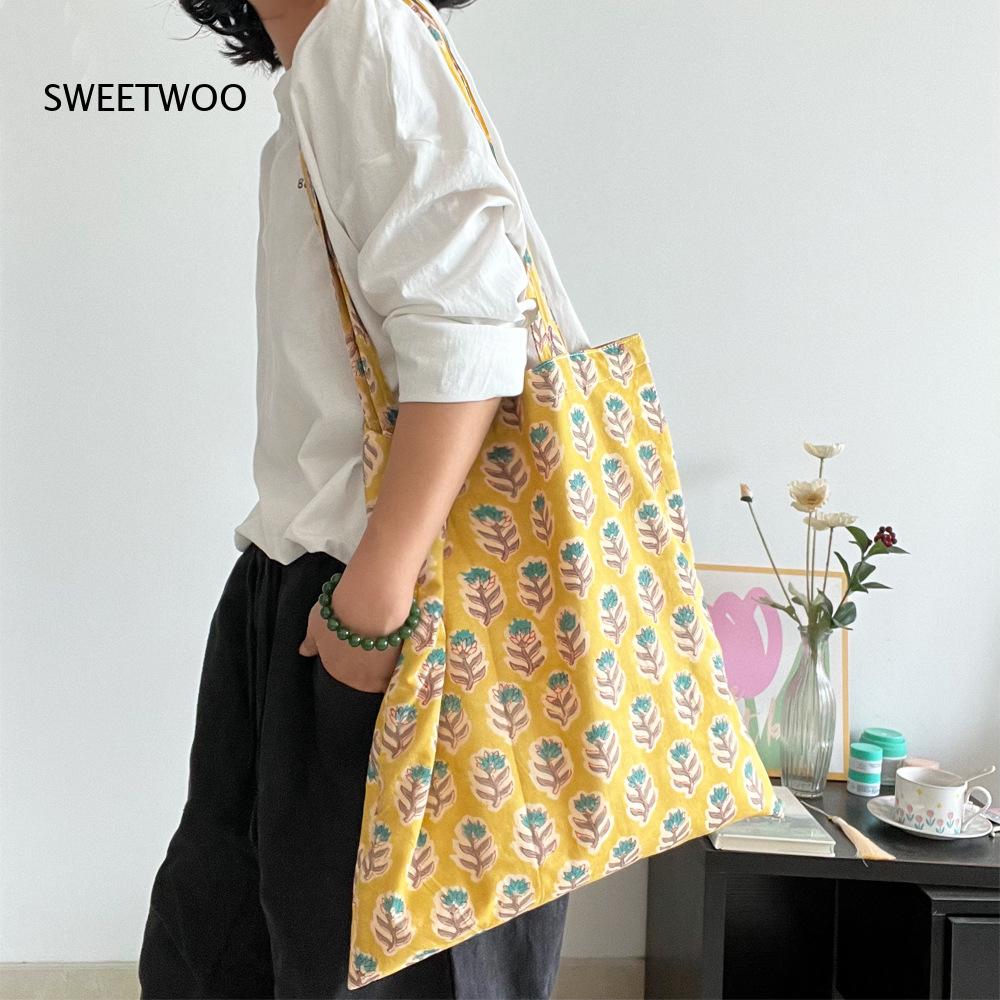 Pastorale plantenprint zachte  - Women Bags India recensie en prijs