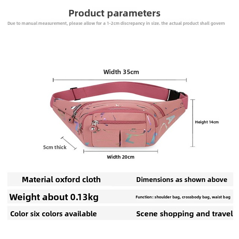 Dames heuptasje van Oxford-sto - Women Bags Deals recensie en prijs