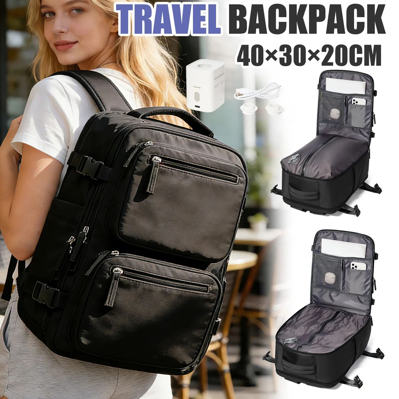 Damesrugzak Vacuümrugzak met p - Women Bags With Laptop Compartment recensie en prijs