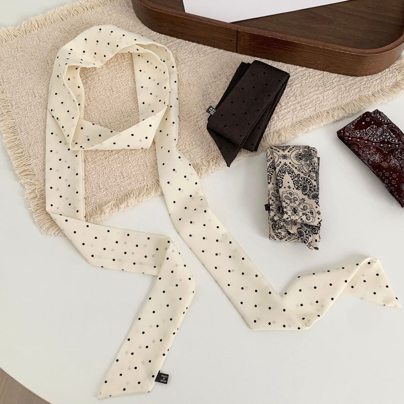Lange polkadot skinny sjaal vo - Women'S Retro Bags recensie en prijs